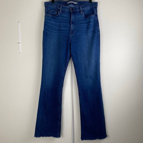 Hudson Barbara Flare Jeans Size 32 Laguna Blue High Rise Stretch Casual Staple - Picture 6 of 14